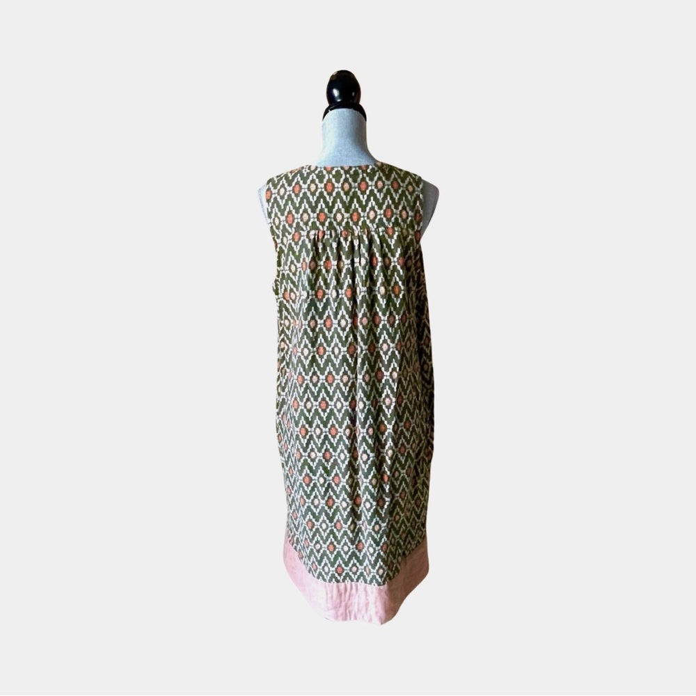 Sonoma Size Large Aztec Print Linen Dress - Picture 2 of 5
